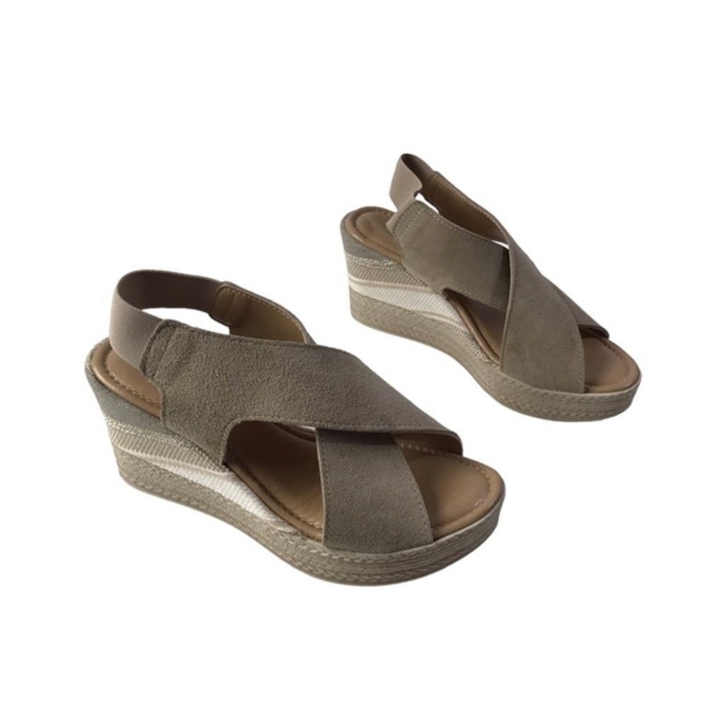 Bella Vita Espadrille Wedge Sandals 8 N Women's Cushioned
